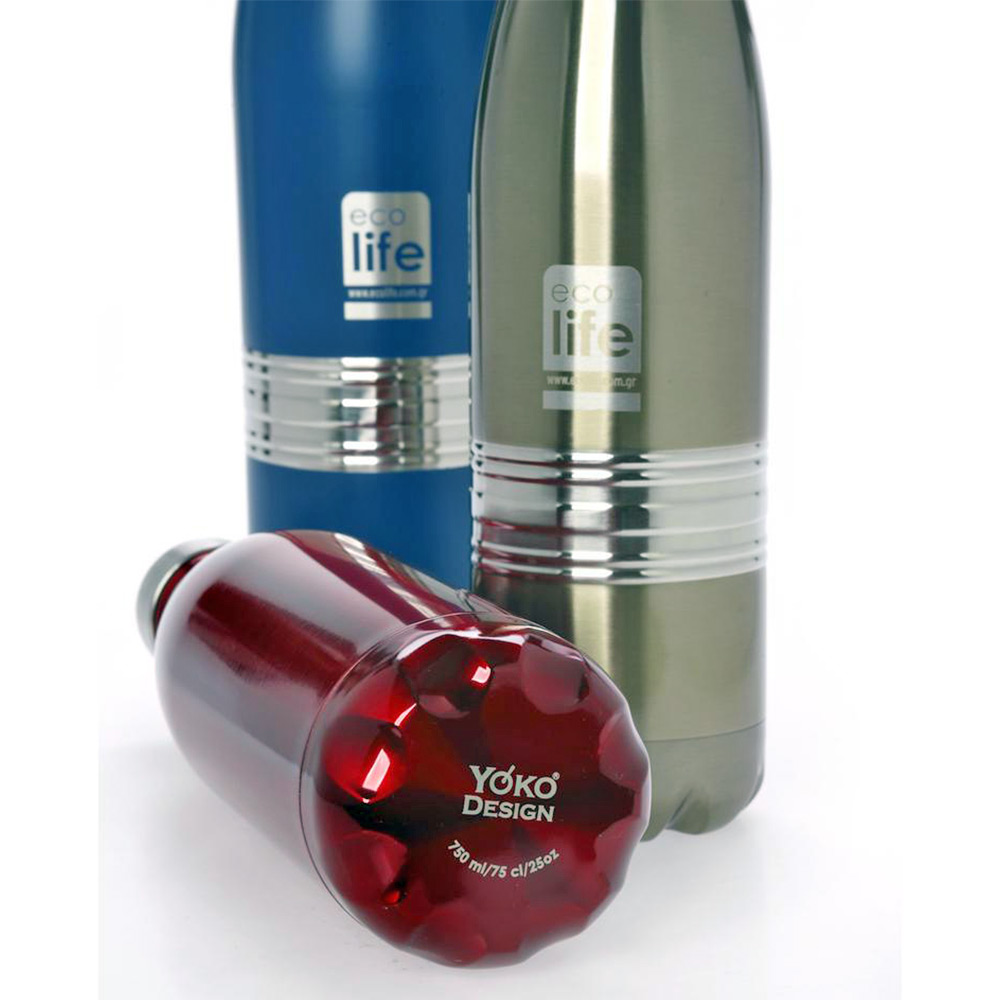 Ecolife Thermos Red Thermos 750ml Yoko design Limited edition
